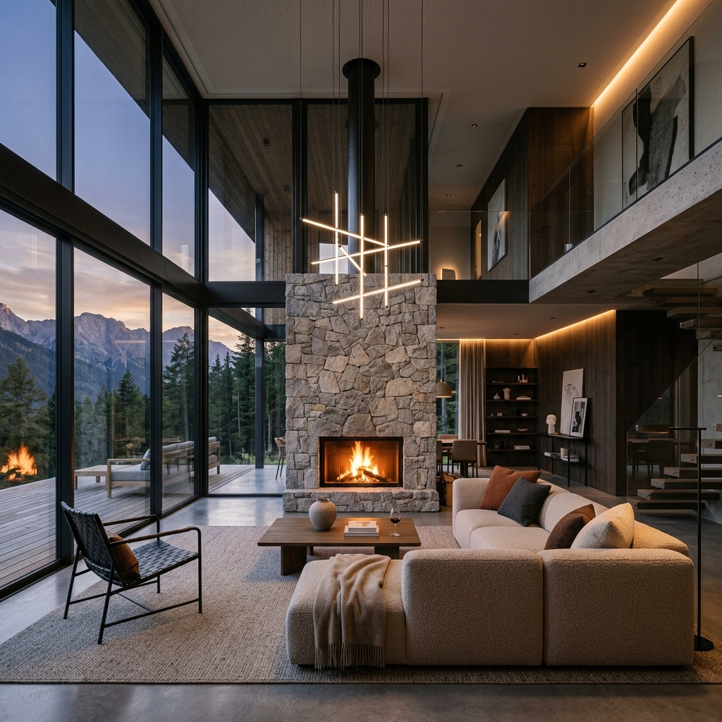Modern Villa Living Room